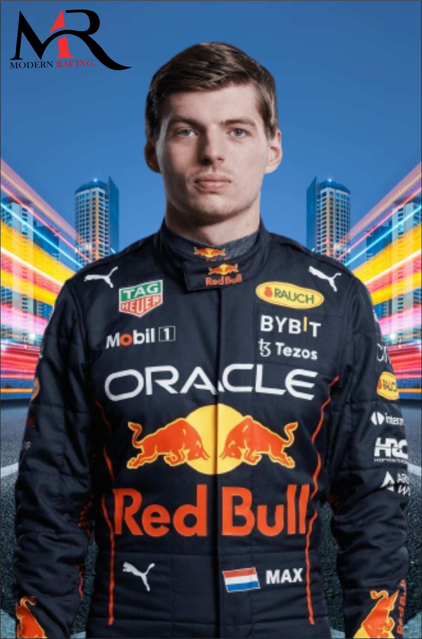 F1 Max Verstappen Redbull 2022 Race Suit