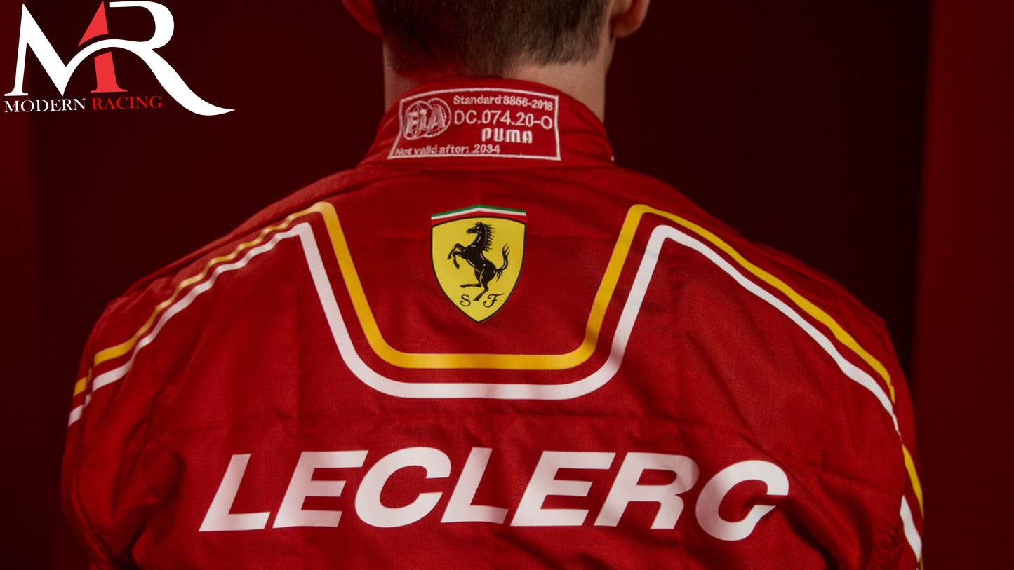 2024 CHARLES LECLERC F1 FERRARI RACE SUIT