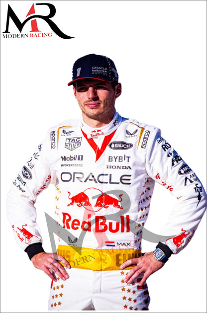 2023 Max Verstappen Las Vegas Grand Prix Red Bull Race Suit