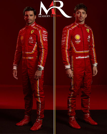 2024 CHARLES LECLERC F1 FERRARI RACE SUIT