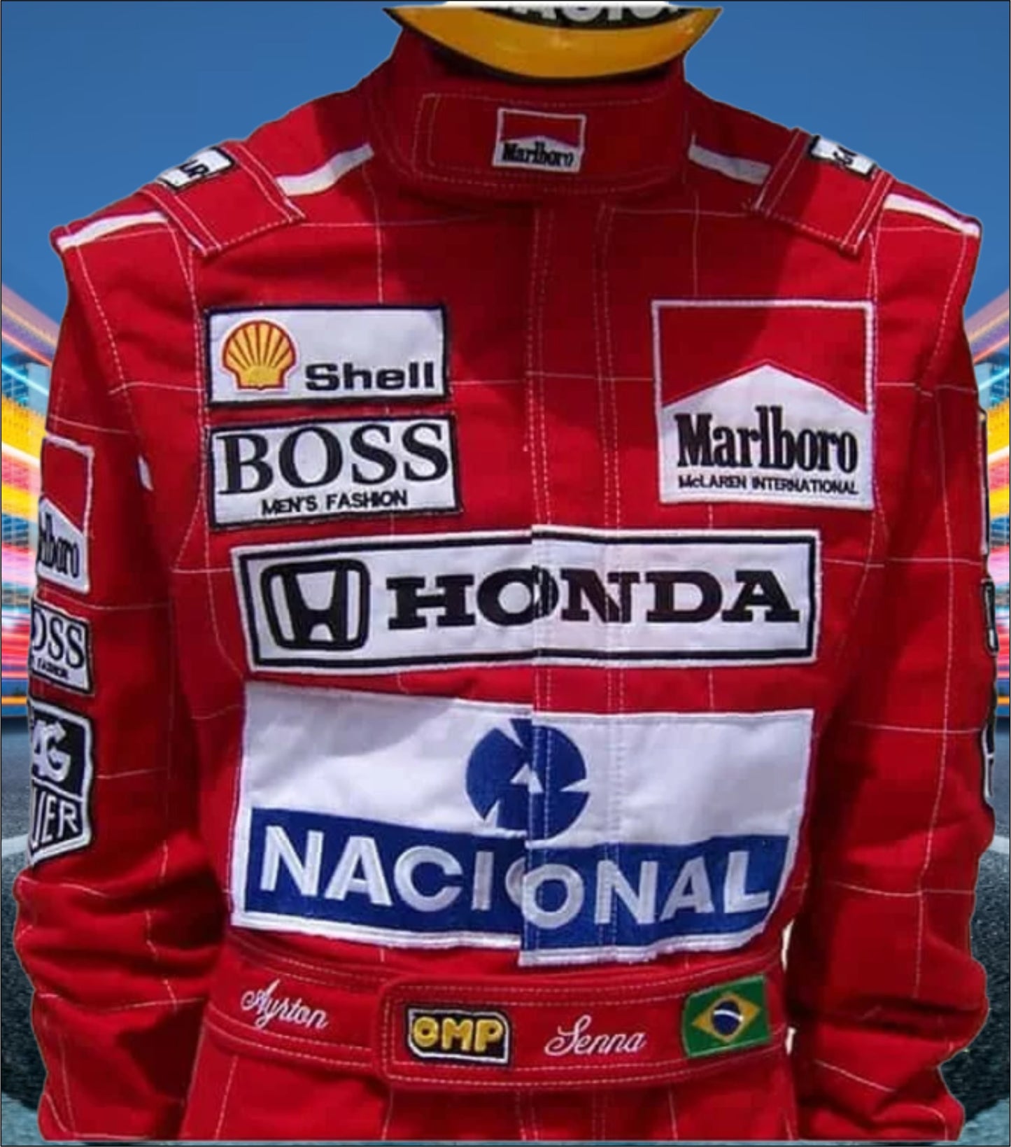 Ayrton Senna 1991 Printed F1 Race Suit