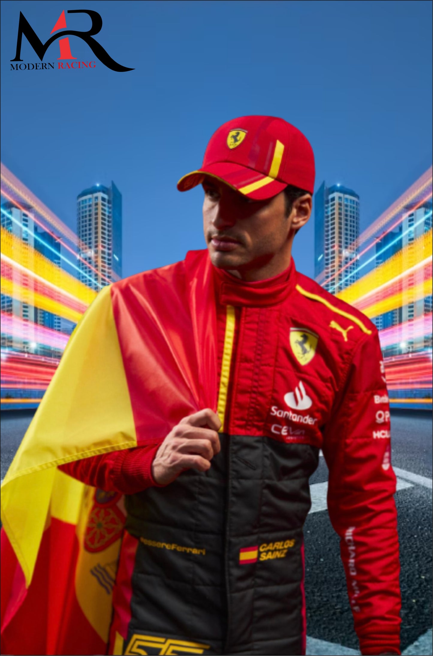 New Carlos Sainz F1 Ferrari Suit 2023