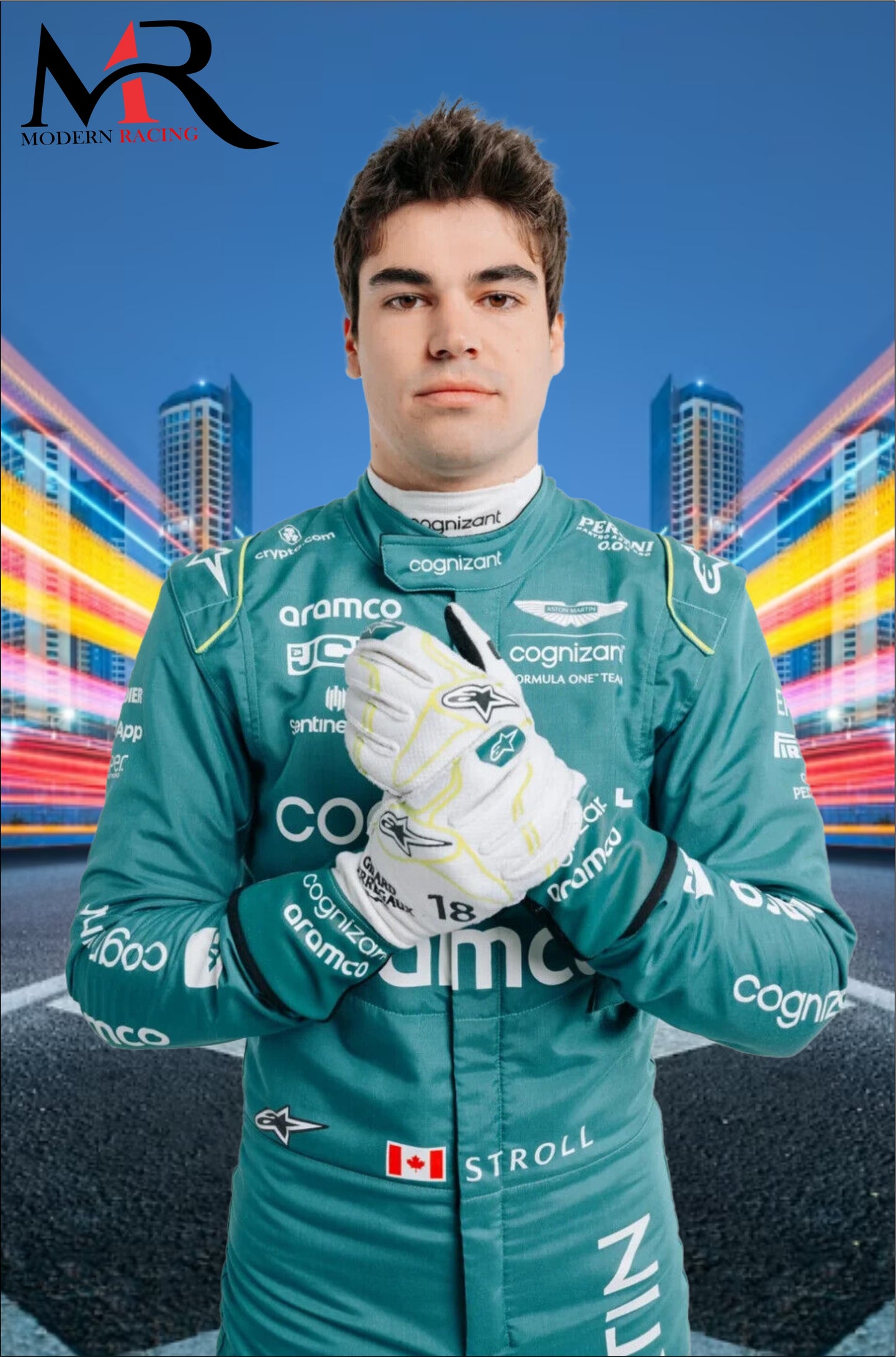 2023 Lance Stroll F1 Suit Aston Martin