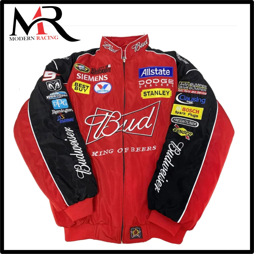 F1 BUD NASCAR VINTAGE RACING JACKET