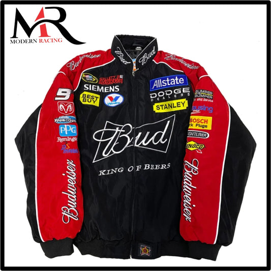 F1 BUD NASCAR VINTAGE RACING JACKET