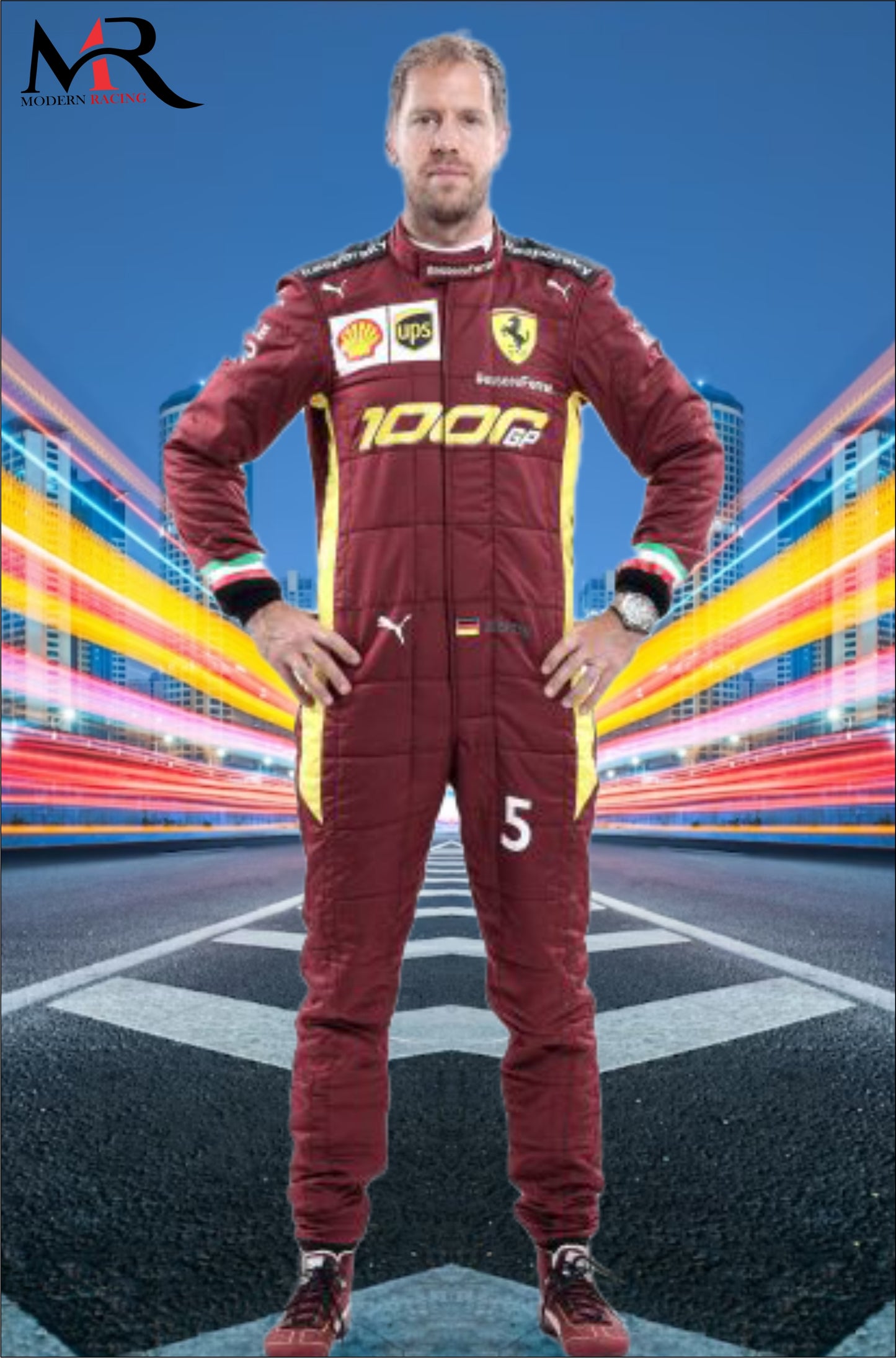 Sebastian Vettel 2020 Scuderia Ferrari Race Suit