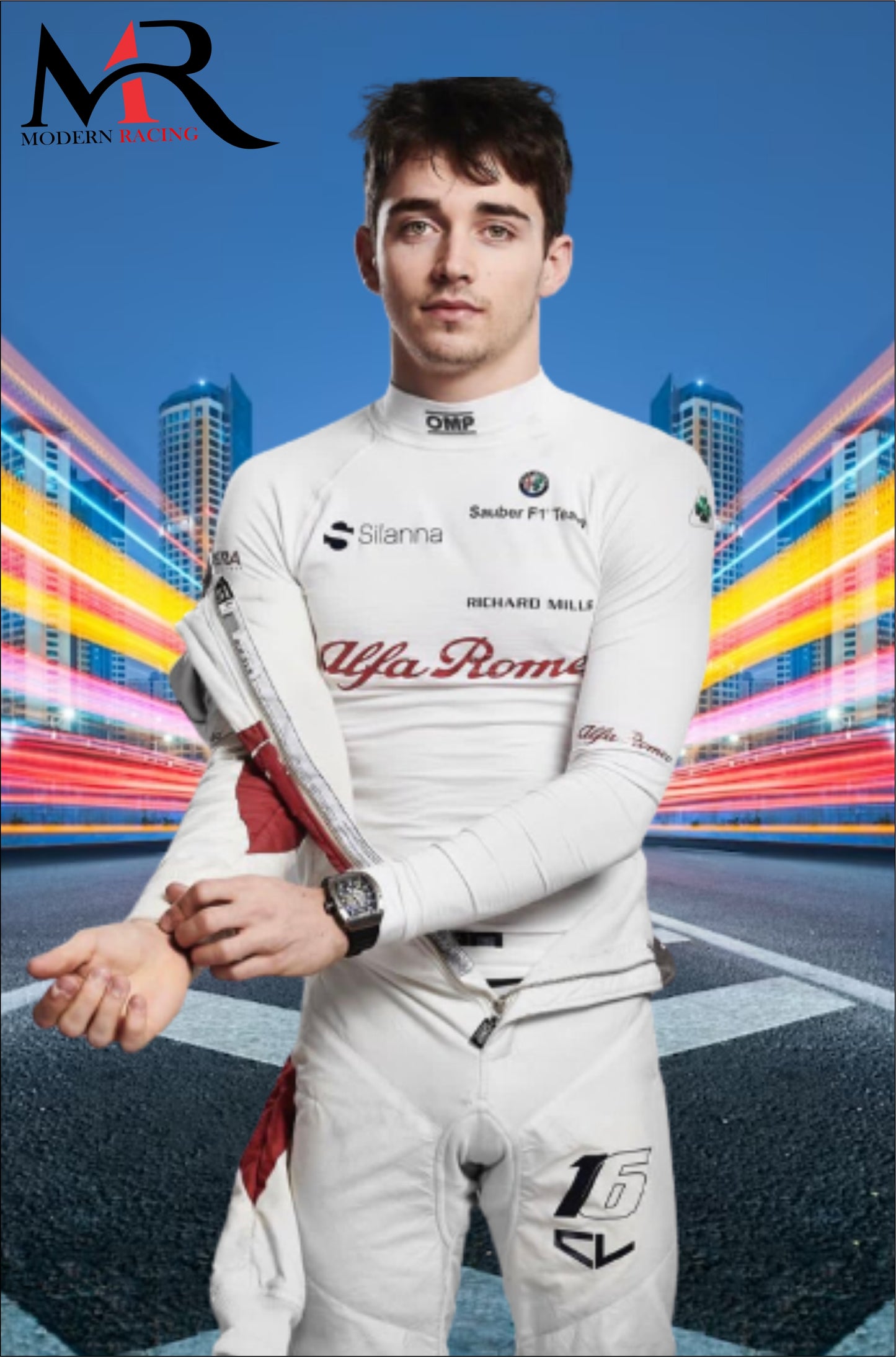 Charles Leclerc Sauber Alfa Romeo 2018 F1 Race Suit