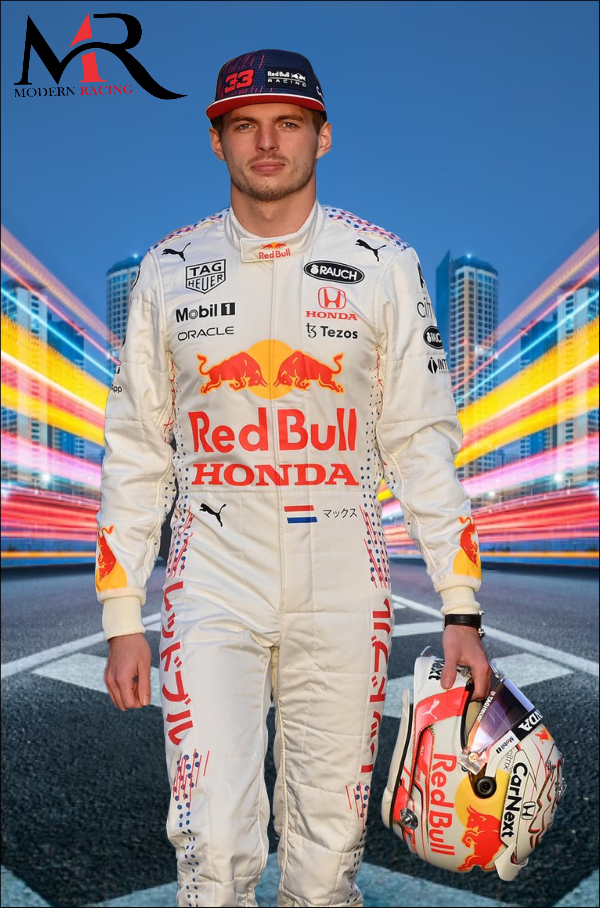 F1 Max Verstappen 2021 RedBull Race Suit / MODERN RACING – Modern Racing
