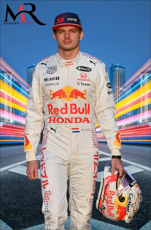 F1 Max Verstappen 2021 RedBull Race Suit