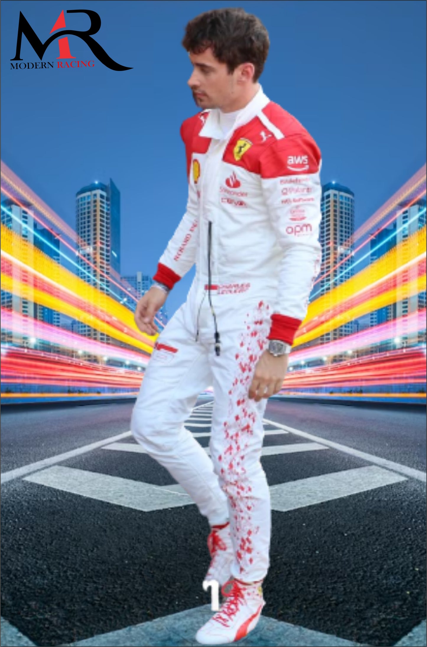 New Charles Leclerc 2023 Monaco GP Suit F1 Replica