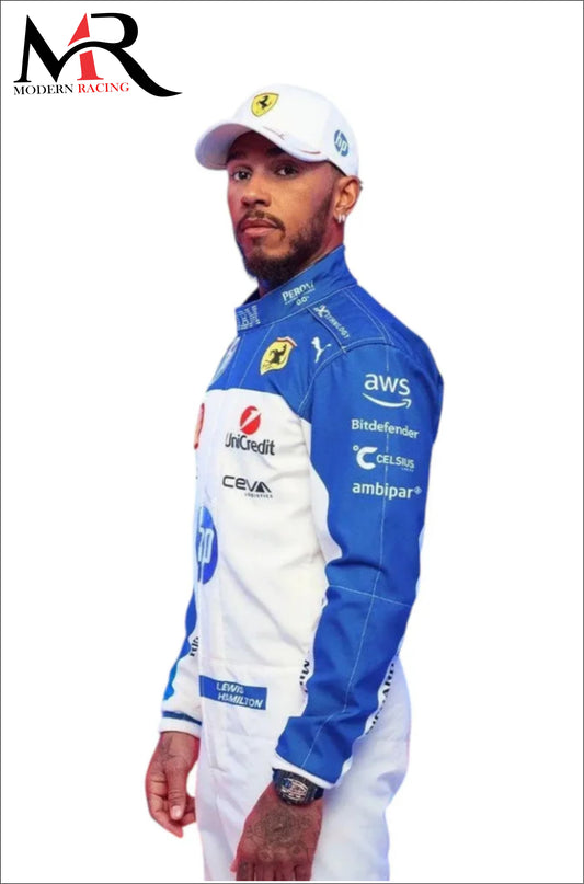 2025 Lewis Hamilton MIAMI GP F1 FERRARI SUIT