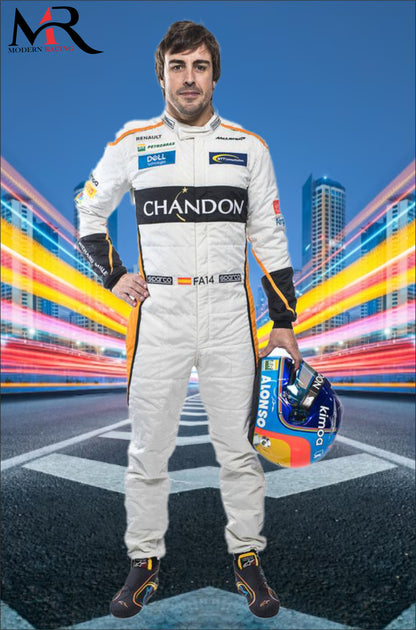 Fernando Alonso McLaren 2018 F1 Race Suit