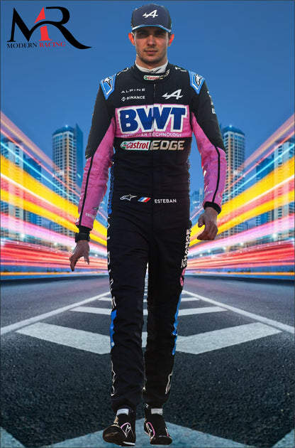 New Esteban Ocon BWT Alpine 2023 F1 Suit