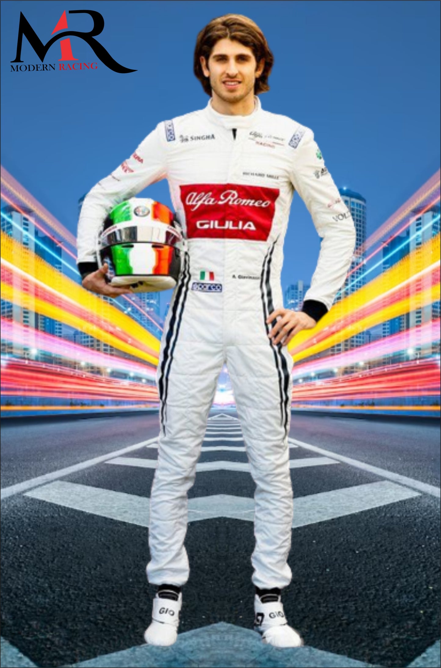 F1 Antonio Giovinazzi Alfa Romeo 2019 Race Suit