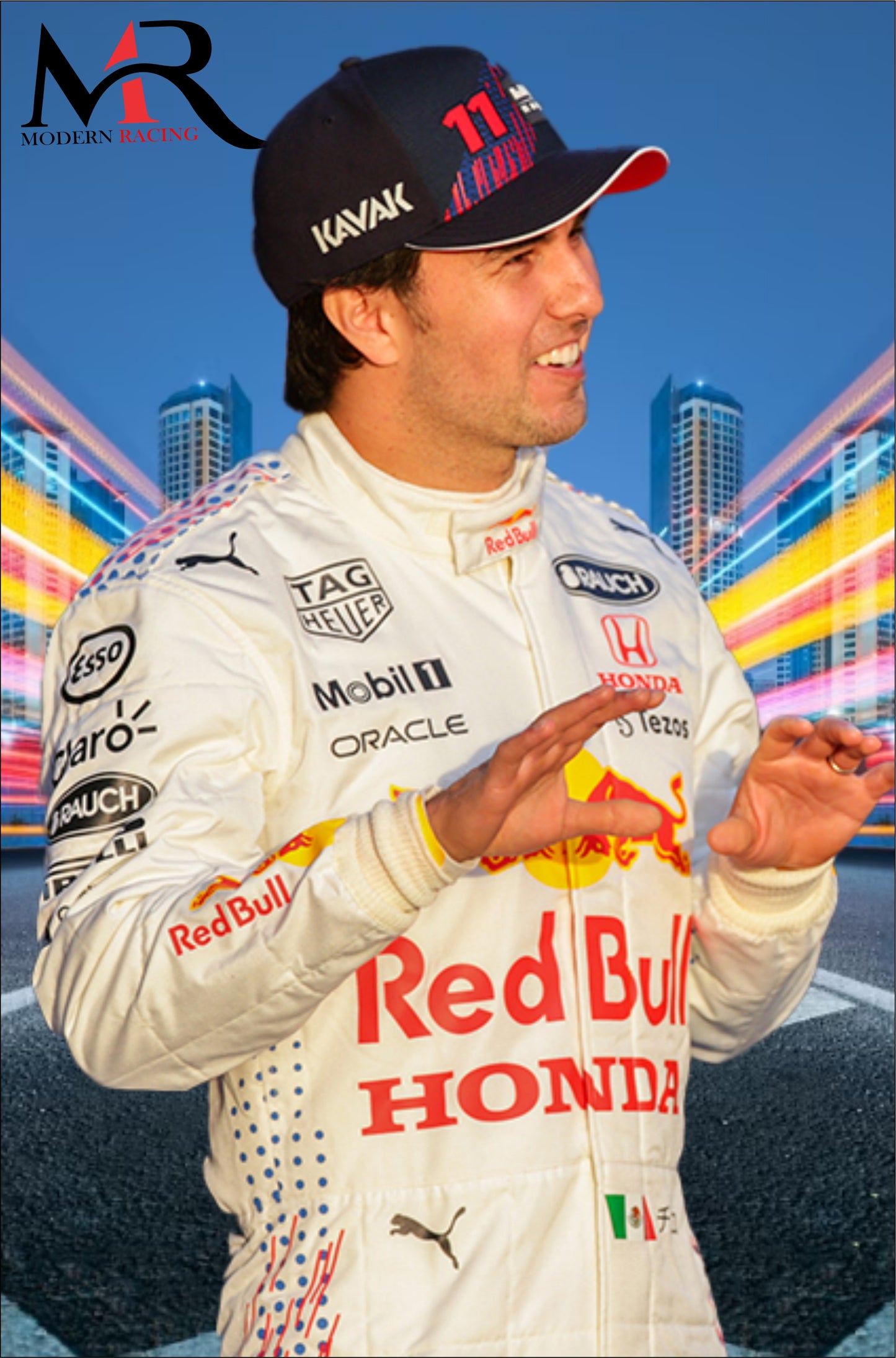 F1 Redbull Sergio Perez 2021 Race Suit