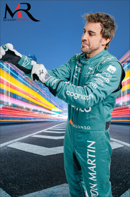 Fernando Alonso 2023 Aston Martin F1 Race Suit