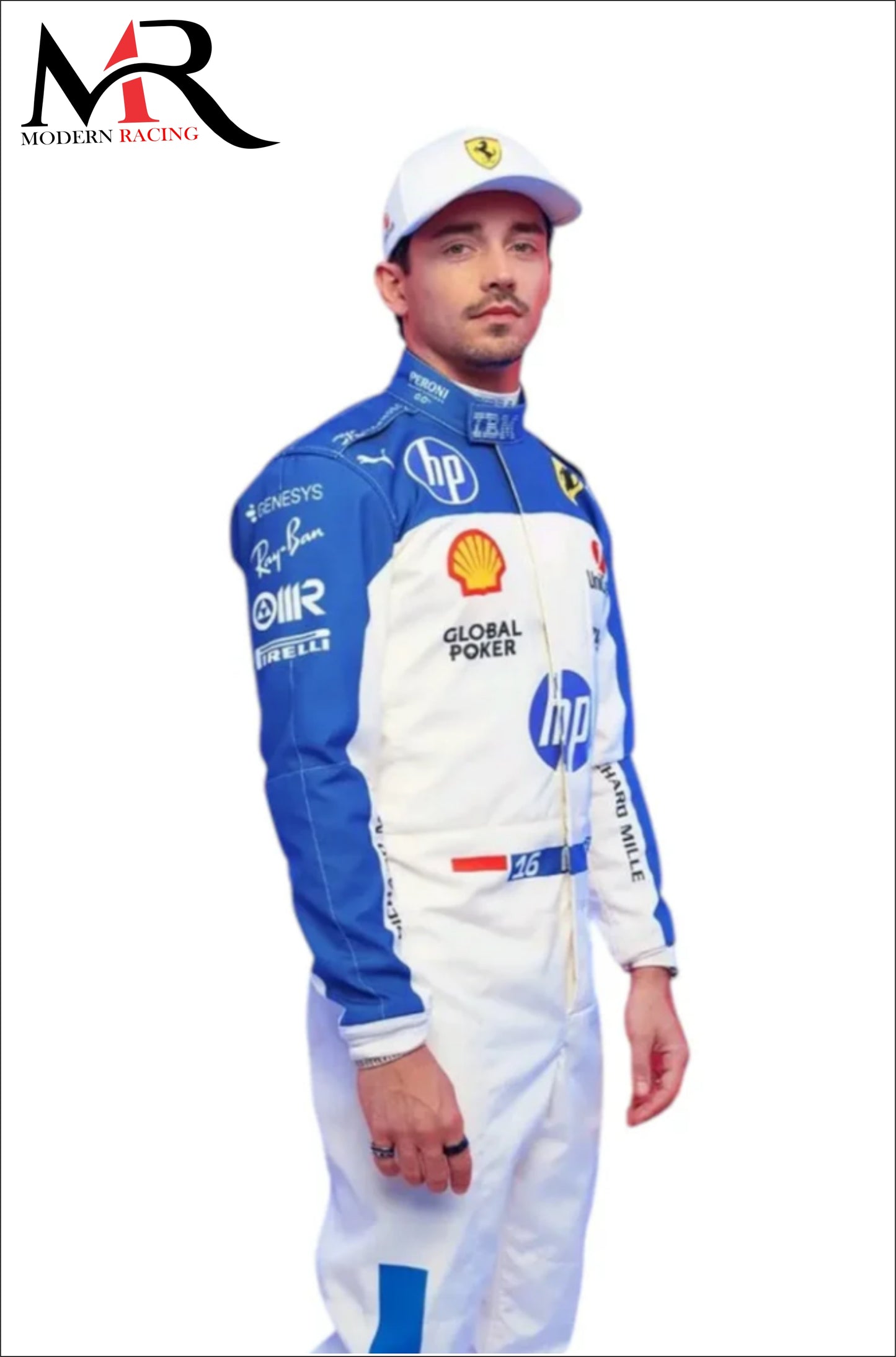 2025 CHARLES LECLERC MIAMI GRAND PRIX FERRARI F1 SUIT