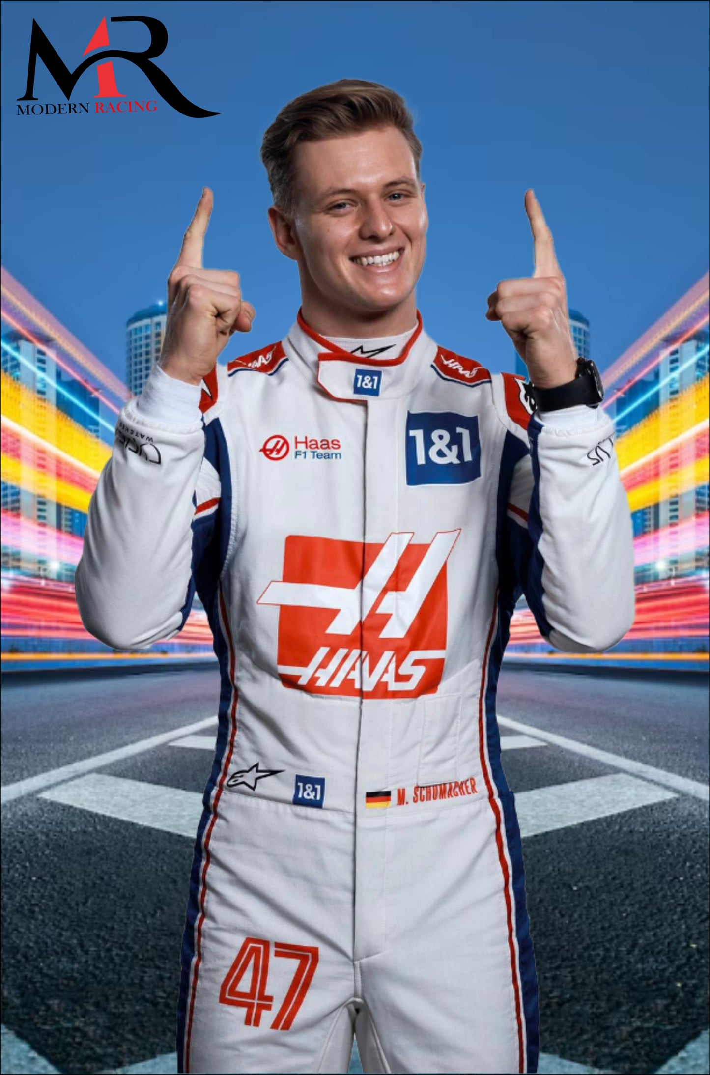 Mick Schumacher 2022 F1 Race Suit HAAS Team