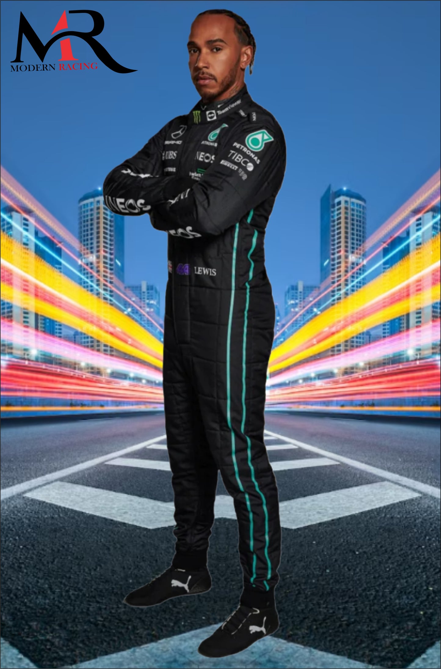 Lewis Hamilton 2022 Model F1 Race Suit