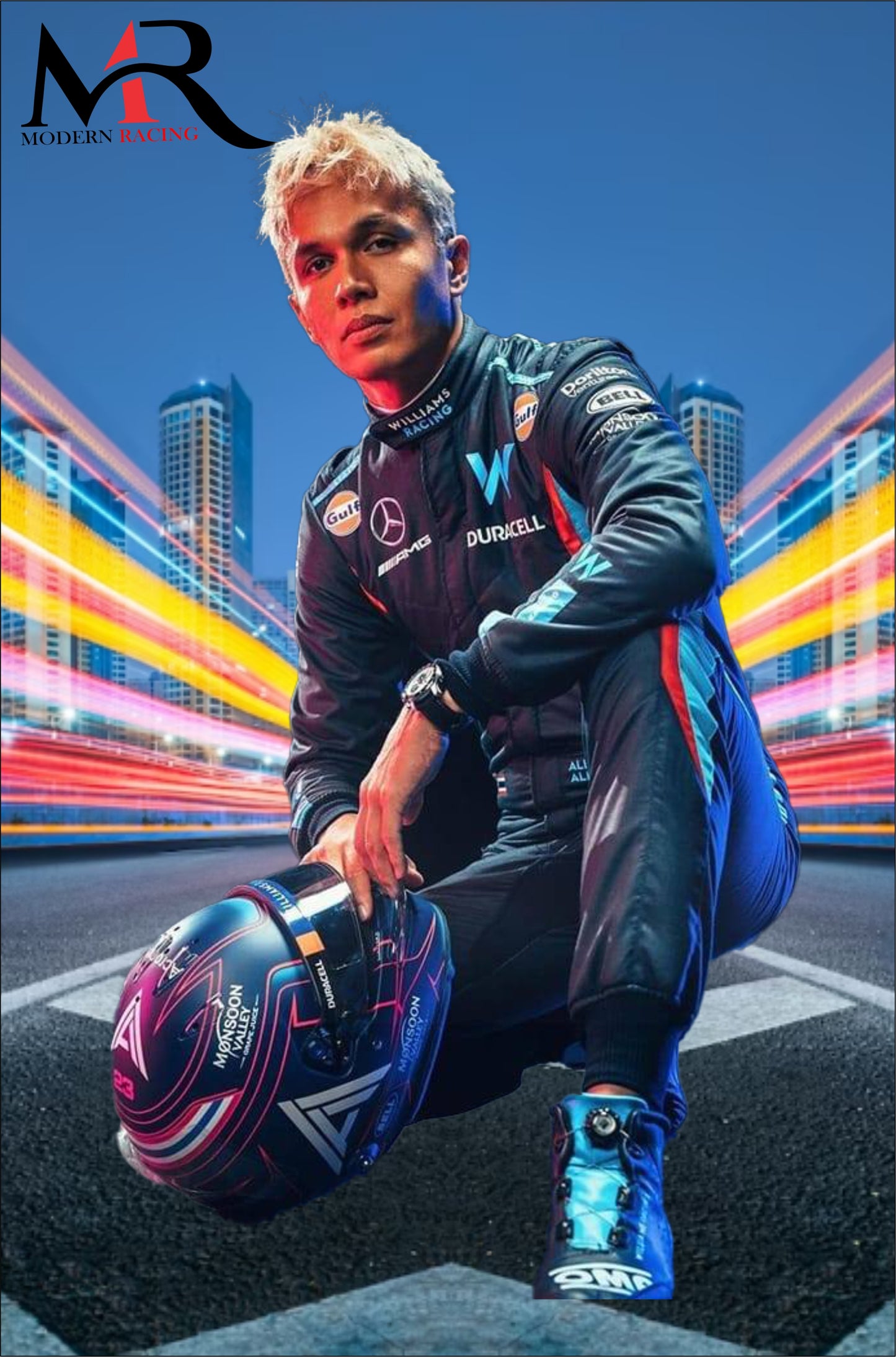 F1 Alex Albon 2023 Model Suit