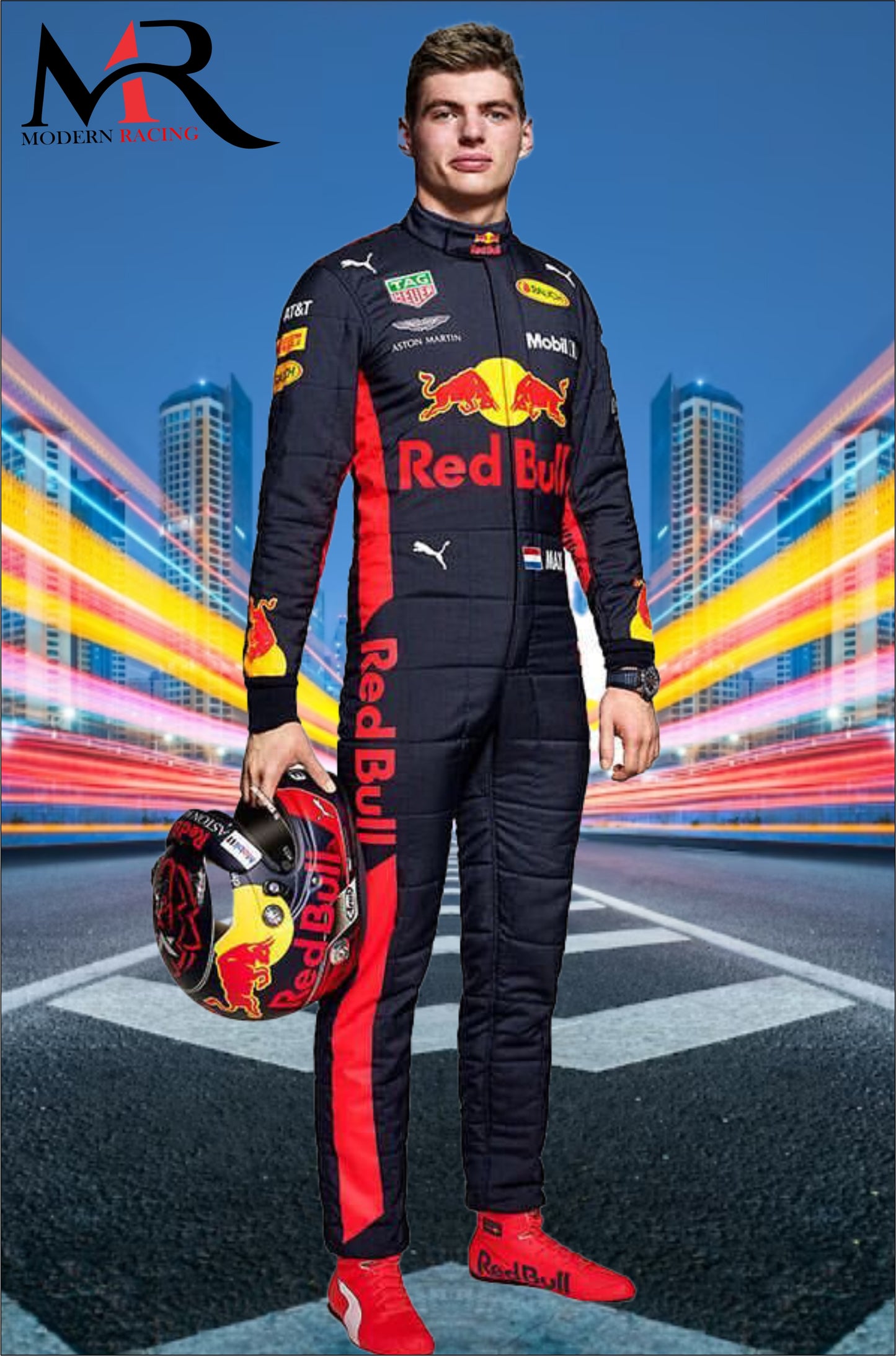 F1 Max Verstappen 2018 RedBull Race Suit