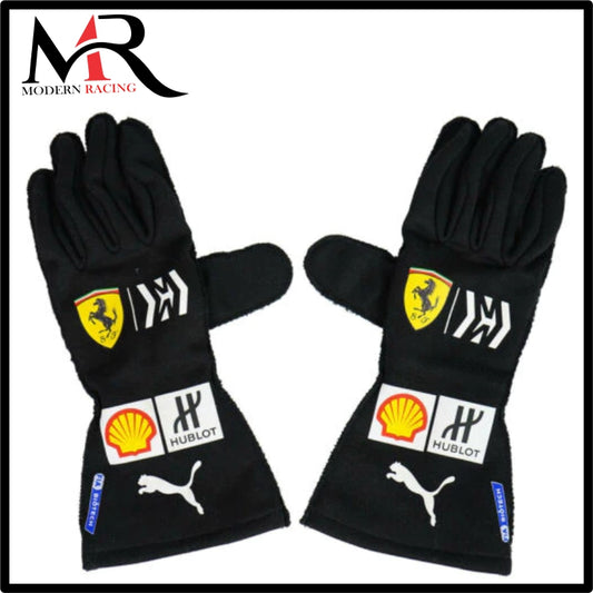 Ferrari Go Kart Racing Gloves Digital Printed