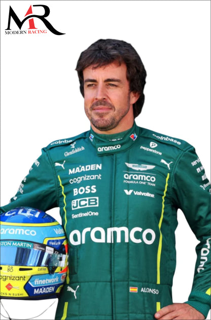 Fernando Alonso Aston Martin F1 Suit 2025
