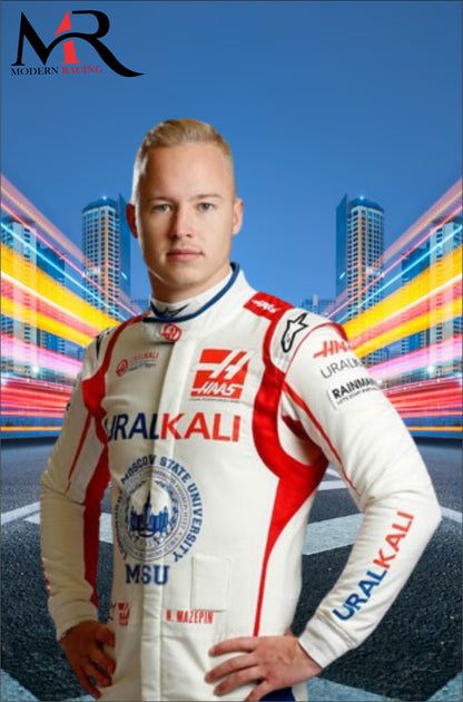 Nikita Mazepin 2021 F1 Race Suit HAAS TEAM