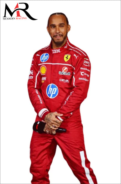Lewis Hamilton F1 FERRARI SUIT 2025