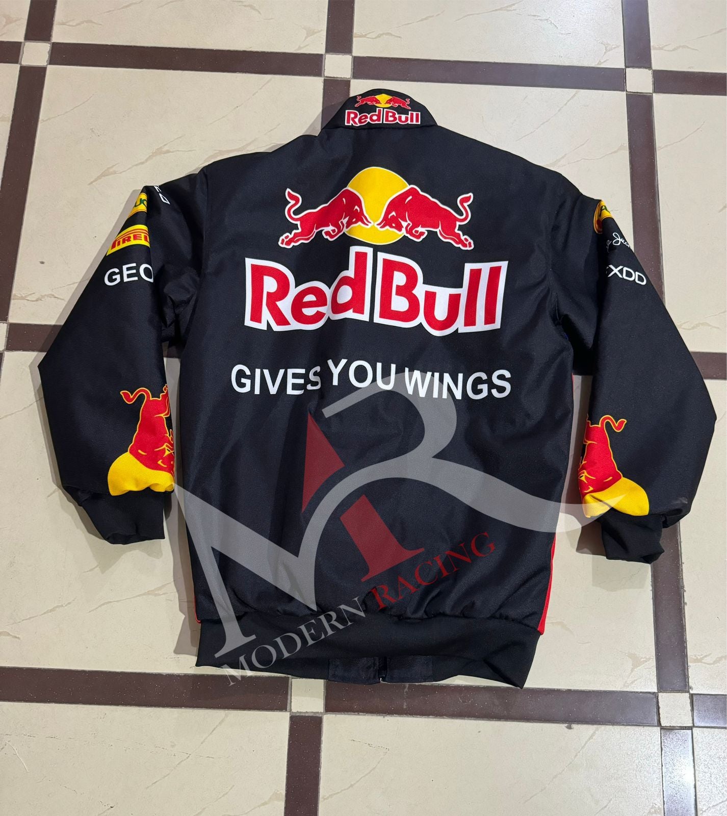 F1 RED BULL VINTAGE RACING JACKET BLACK