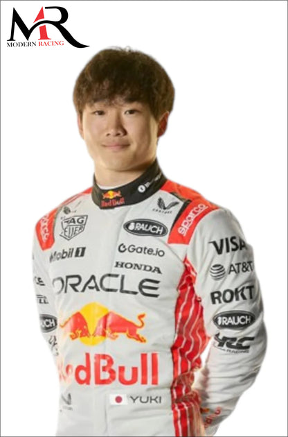 JAPANESE GRAND PRIX YUKI TSUNODA F1 REDBULL SUIT 2025