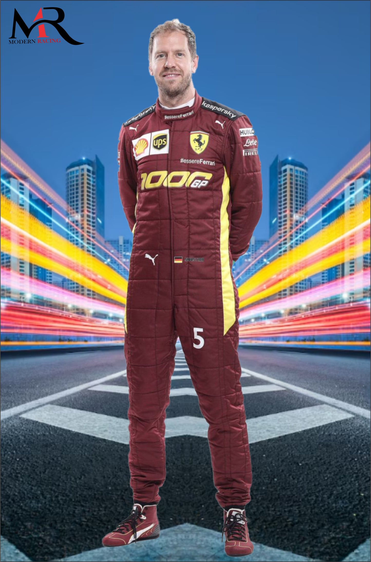 Sebastian Vettel 2020 Scuderia Ferrari Race Suit