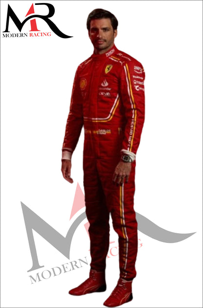 Carlos Sainz F1 Ferrari Racing Suit 2024