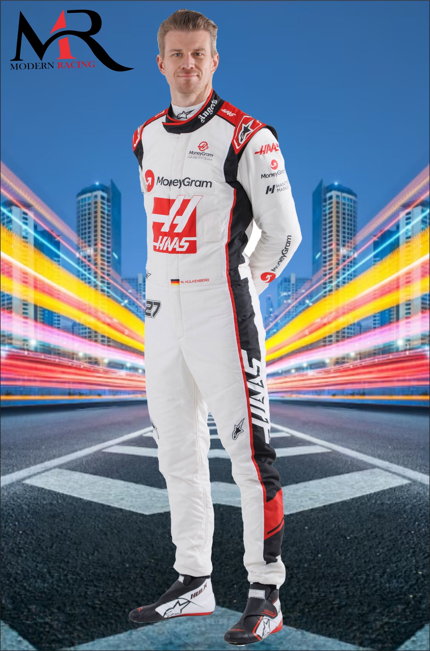 2023 Nico Hulkenberg F1 Race Suit HAAS Team