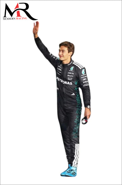 George Russell Mercedes F1 Suit 2025