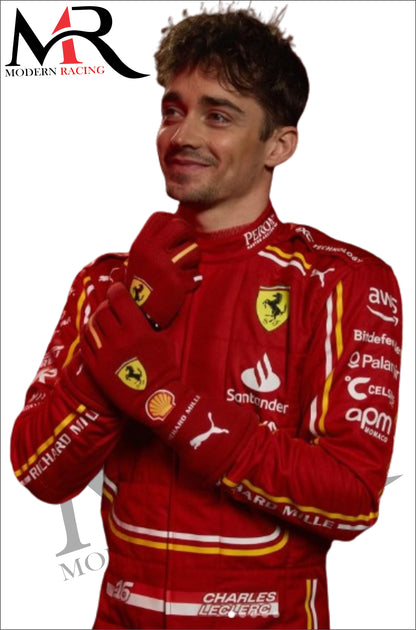 2024 CHARLES LECLERC F1 FERRARI RACE SUIT