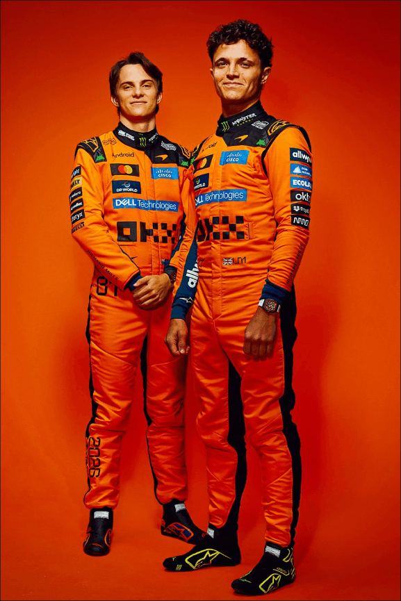 New 2026 Oscar Piastri McLeran F1 Suit
