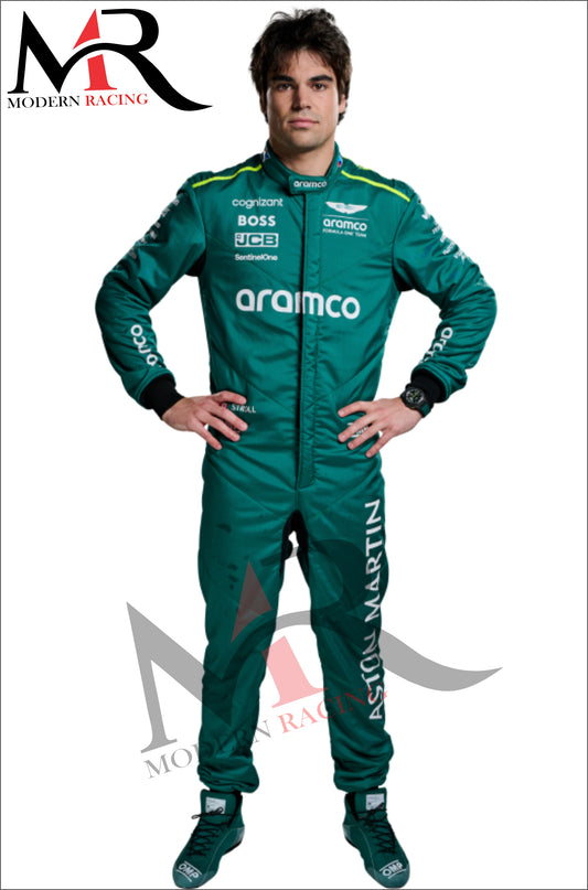 2024 Lance Stroll Aston Martin F1 Rcaing Suit