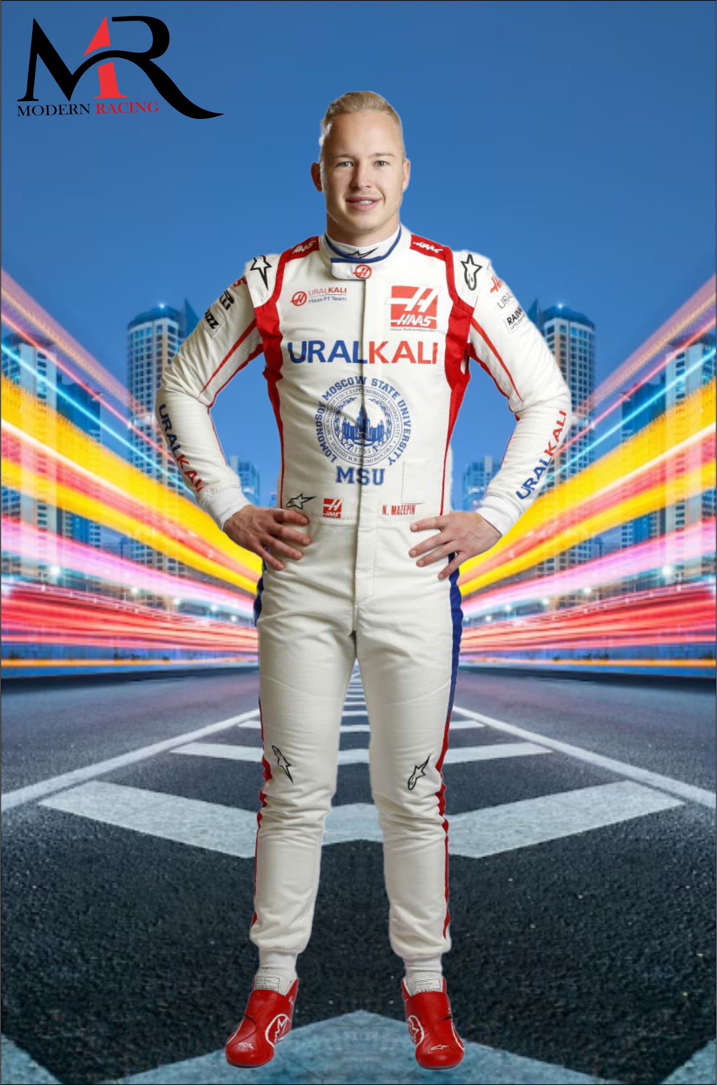 Nikita Mazepin 2021 F1 Race Suit HAAS TEAM