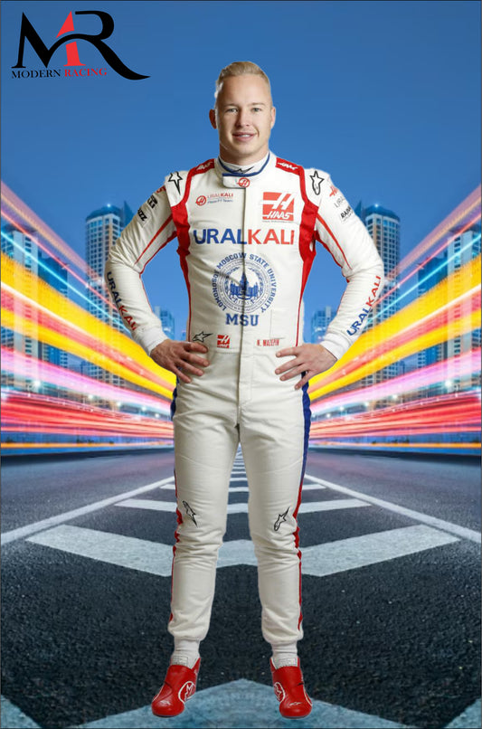 Nikita Mazepin 2021 F1 Race Suit HAAS TEAM