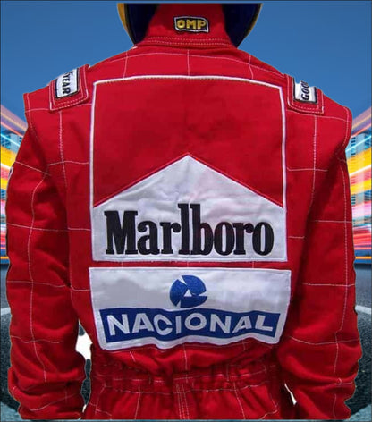 Ayrton Senna 1991 Embroidery Race Suit