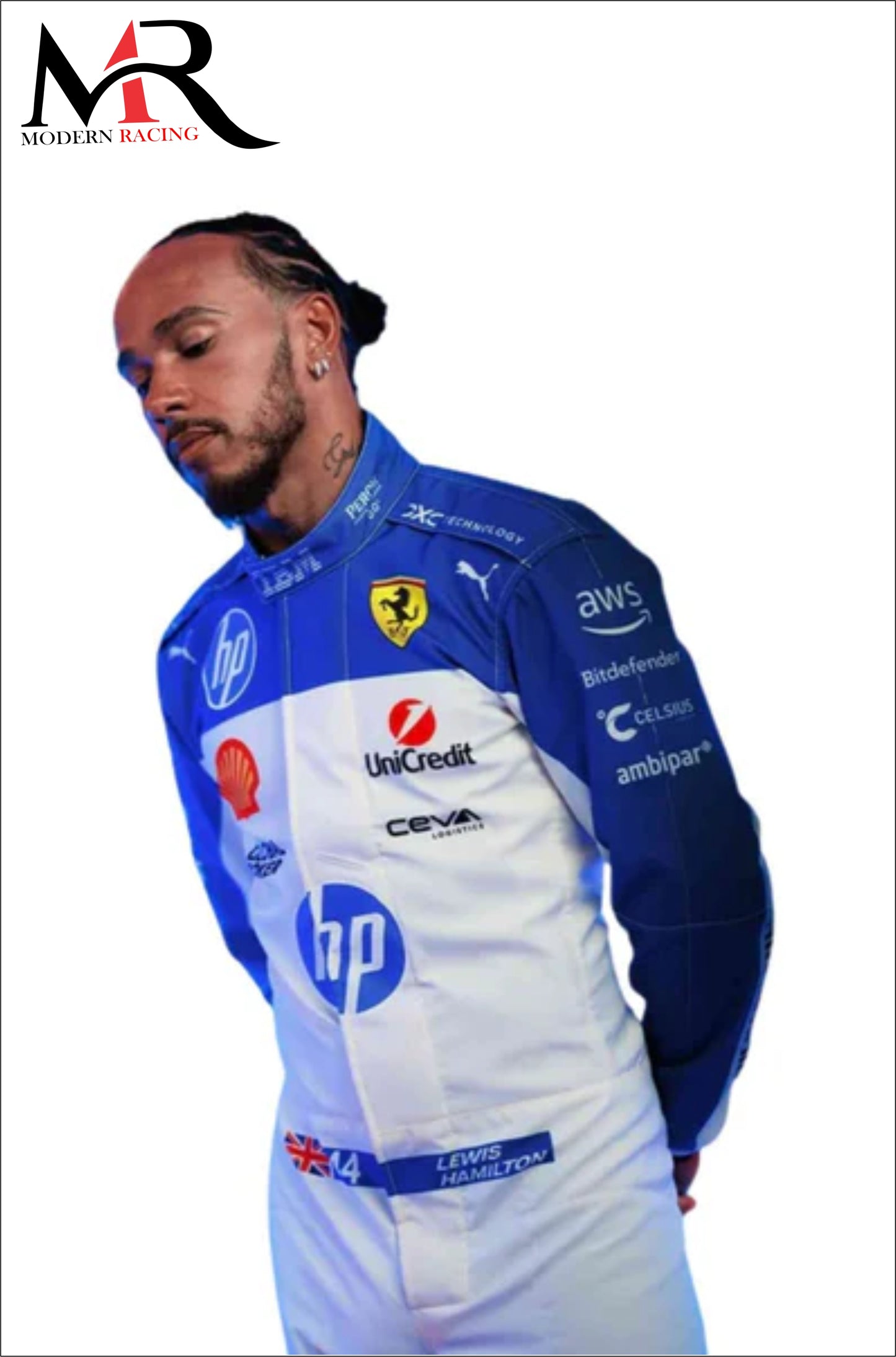 2025 Lewis Hamilton MIAMI GP F1 FERRARI SUIT