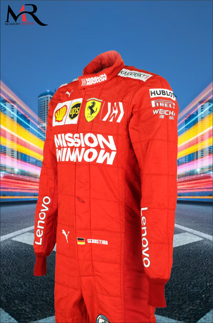 Sebastian Vettel 2019 Scuderia Ferrari Race Suit