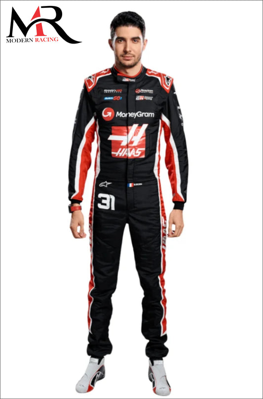Esteban Ocon Haas-Team F1 Suit 2025