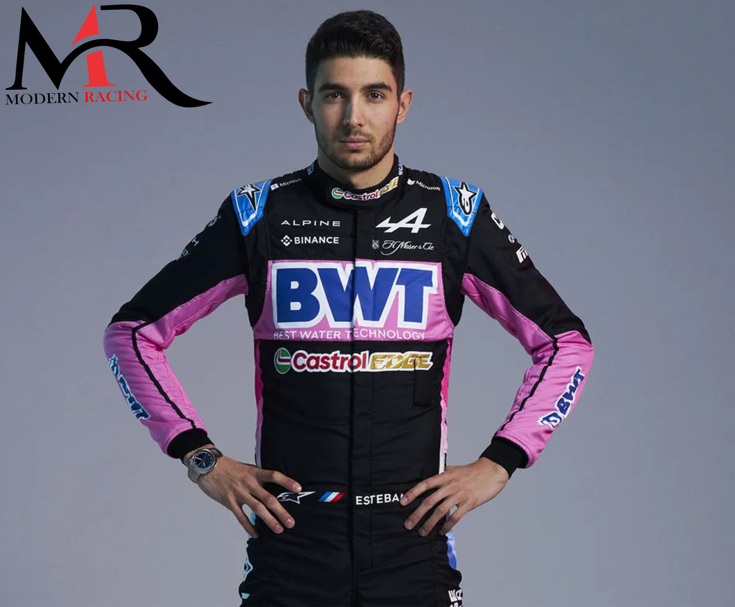 2024 Esteban Ocon Team Alpine F1 Race Suit BWT