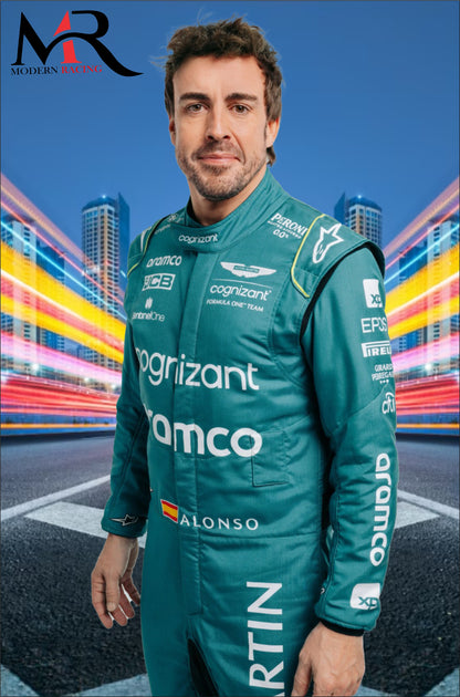 Fernando Alonso 2023 Aston Martin F1 Race Suit