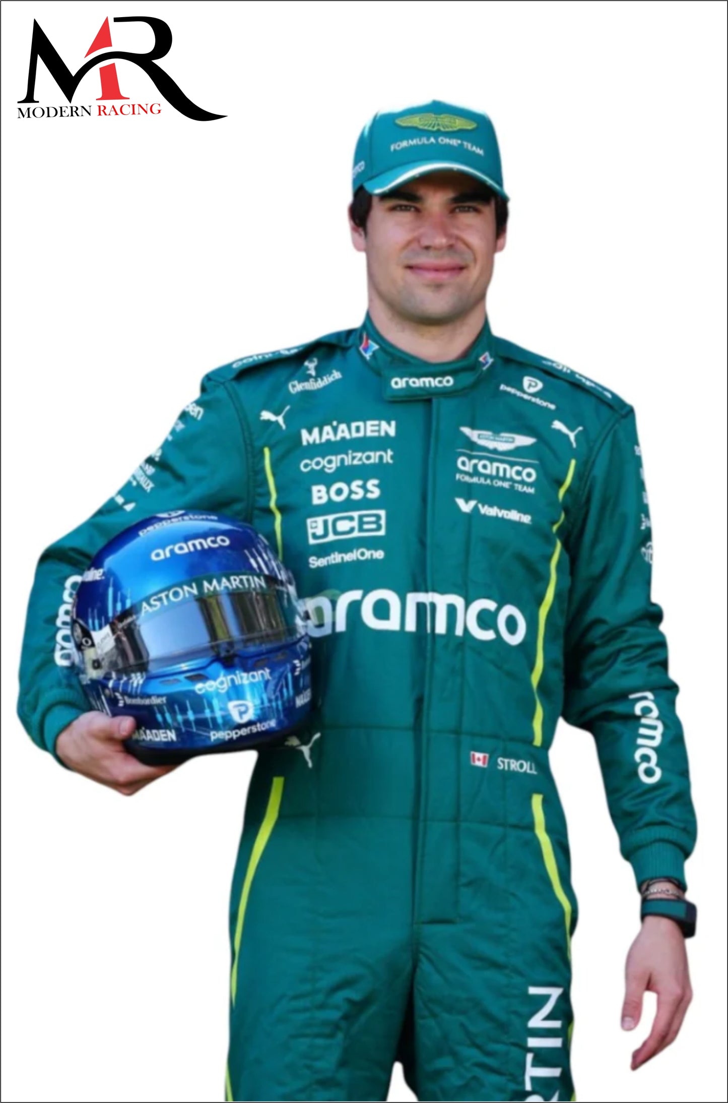 Lance Stroll Aston Martin F1 Suit 2025