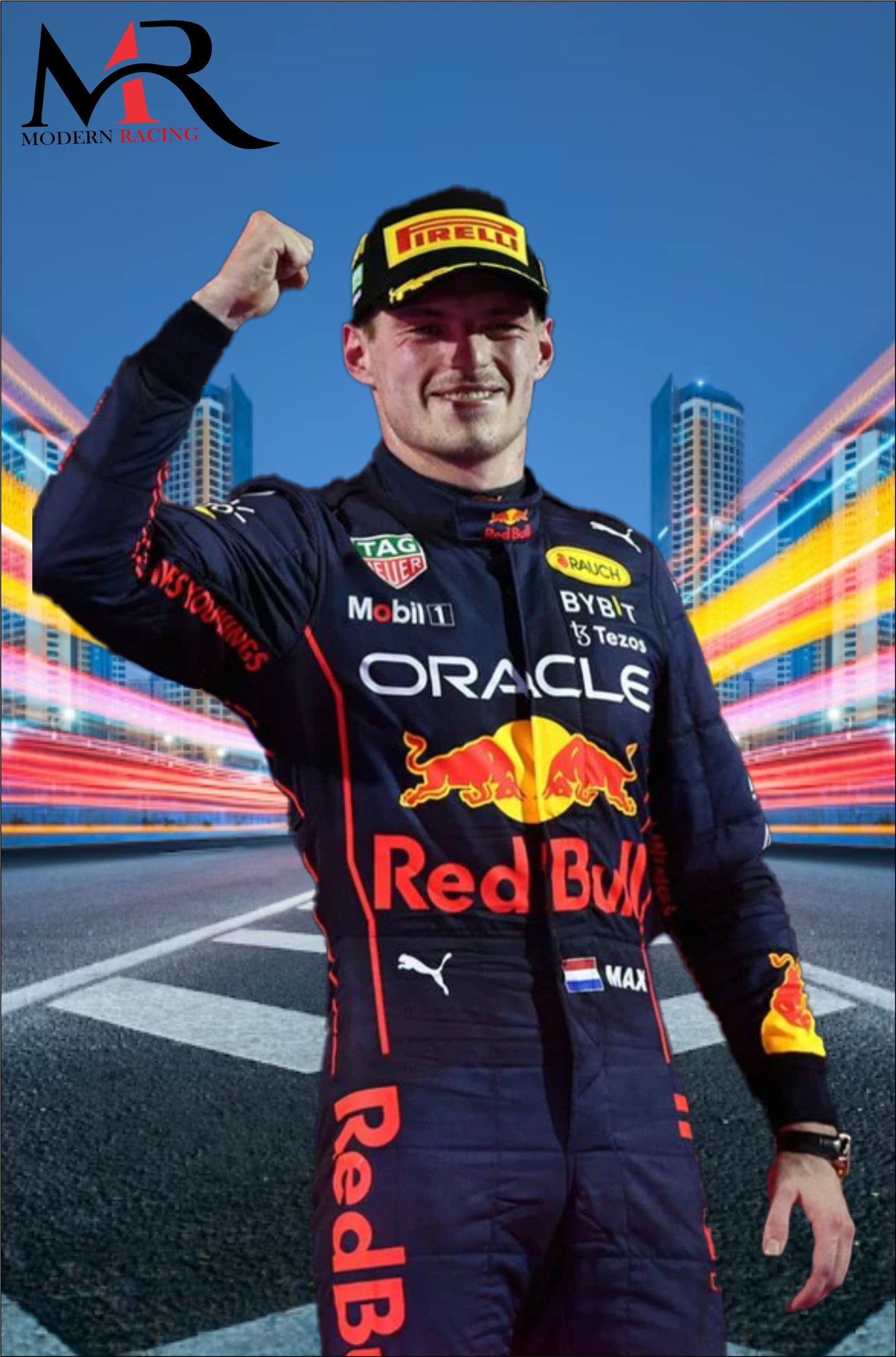 F1 Max Verstappen Redbull 2022 Race Suit