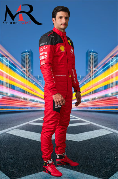 F1 Carlos Sianz 2023 Model Ferrari Suit