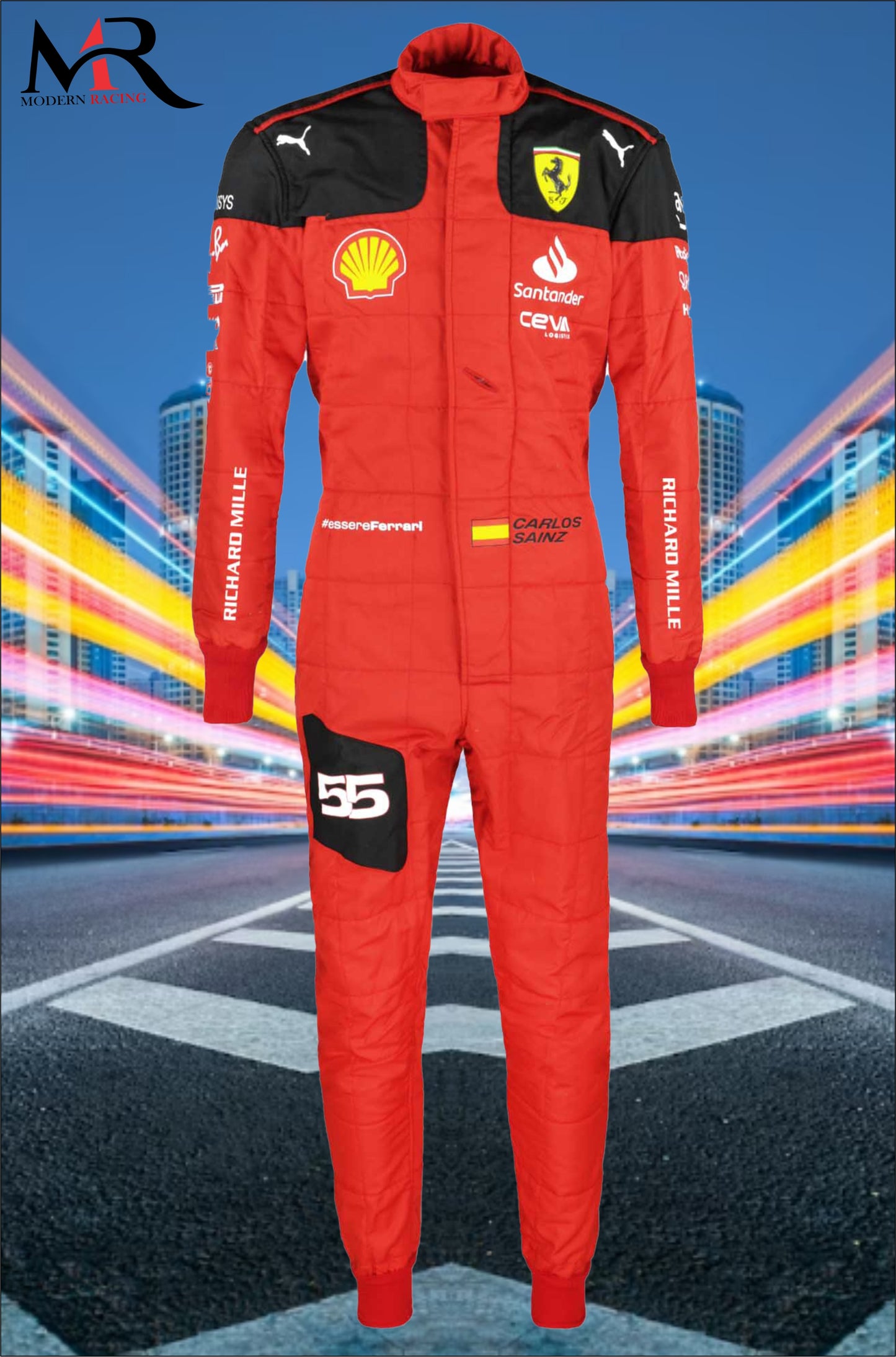 F1 Carlos Sianz 2023 Model Ferrari Suit